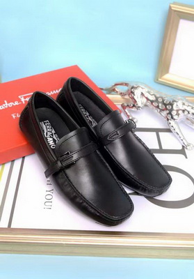 Salvatore Ferragamo Business Casual Men Shoes--050